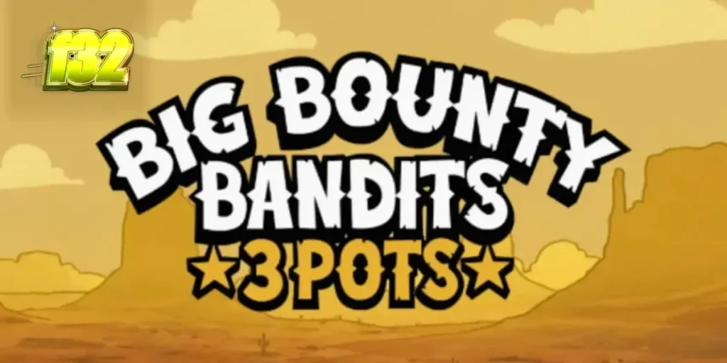 Tampilan visual slot Big Bounty Bandits: 3 Pots dengan gaya animasi rubber-hose